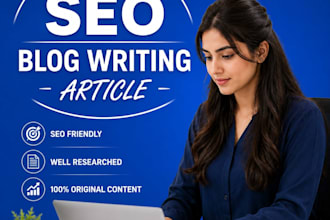 write SEO article and blog post for you