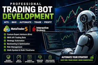 develop an algorithmic trading bot for mt5 and ibkr