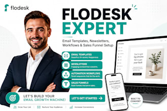 design flodesk email template flodesk newsletter workflow and sales funnel setup