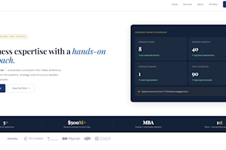 create a full functioning website