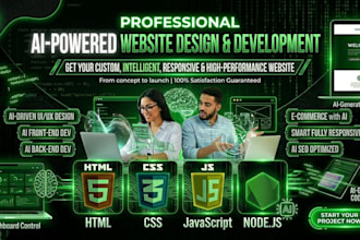 design and develop a full ai powered website for your business in 48 hours