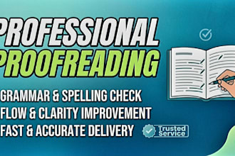 write and proofread clear and error free articles