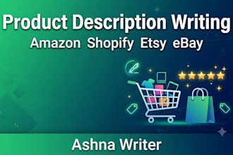 write SEO optimized product