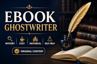 be your ebook ghostwriter or ghost book writer