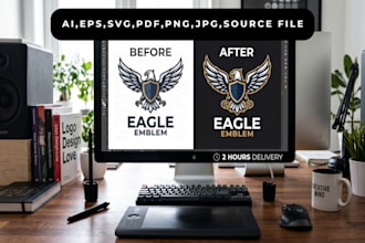 vectorize redraw and convert image to vector tracing