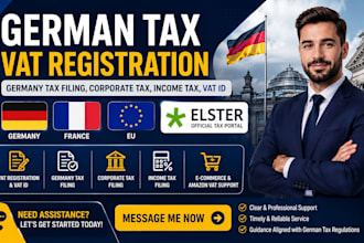 do german vat registration, germany tax filing, corporate tax income tax, vat id