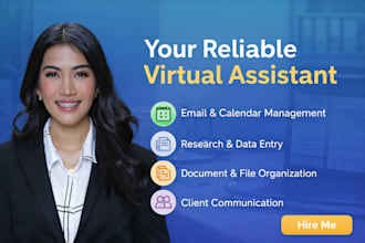 handle email, scheduling, and general assistance as your VA