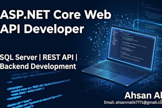 create aspnet core web api backend