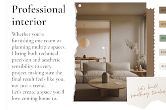 create a complete interior design for your home