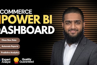 build ecommerce sales analytics and KPI dashboard in power bi