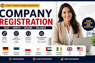 company registration in germany gmbh estonia poland cyprus dubai ireland, UK ltd