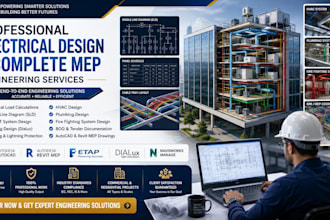 do electrical design and mep engineering drawings