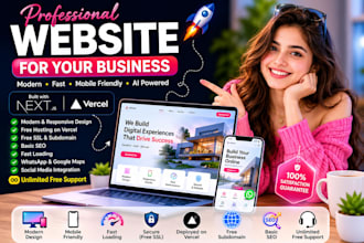 create a modern business website with free hosting