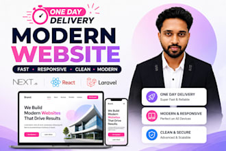 create a modern website