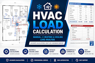 do hvac load calculation, manual j, heating and cooling load analysis