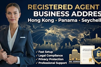 hk, panama, or seychelles registered agent and address
