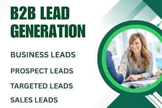do targeted b2b lead generation, business lead, linkedin leads and email list