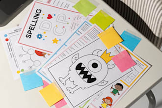 design sight words learning activity worksheets for kids