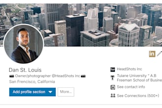 create custom linkedin profile banner designs