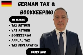 do ongoing bookkeeping, vat and tax filing for gmbh and ug in germany