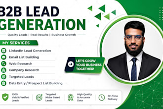 b2b lead generation, linkedin lead generation, business