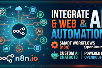 integrate ai chatbots and n8n website automations