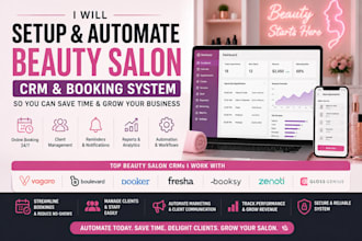 setup vagaro boulevard booker fresha booksy zenoti glossgenius beauty salon crm