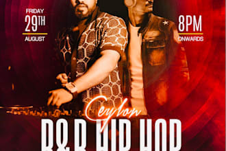 create modern dj, club and party flyer design
