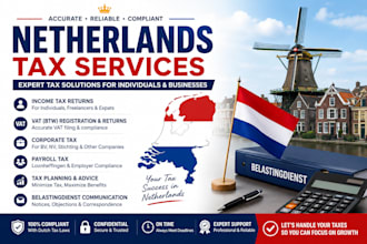 do netherlands tax return, vat filing, bookkeeping and bv registration
