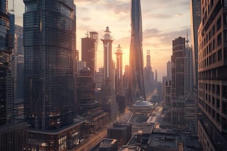 create cinematic ai environment and concept art