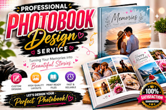 create photobook coffee table book photo album hr handbook wedding album design