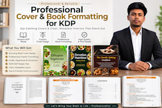 format and design your professional cookbook for KDP
