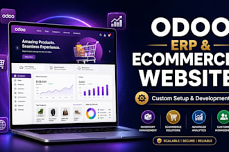 build a custom odoo erp  ecommerce website