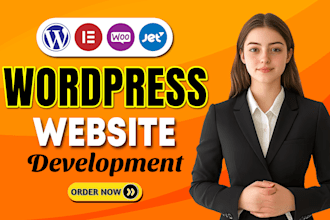 design, redesign, clone wordpress website, landing page using elementor pro
