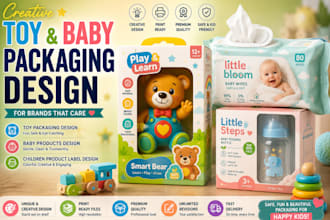 design toy packaging baby products design children product packaging label