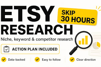 research etsy SEO keywords, tags and competitors for your product