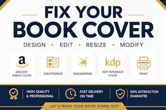 format, resize, modify, fix rejected book cover for amazon, ingramspark,