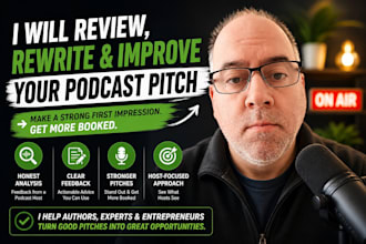 review your podcast guest pitch from a real podcast host perspective