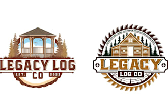 design creative beautiful cottage logo for you in just 1 day