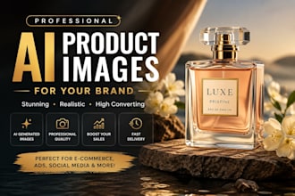 create professional ai product images for your brand
