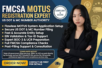file your fmcsa motus registration and mc number