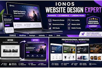 build ionos jimdo website design redesign business website ecommerce website