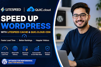 configure litespeed cache and quic cloud cdn to speed up wordpress