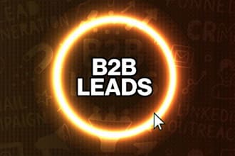 do targeted b2b lead generation, business lead, linkedin leads and email list