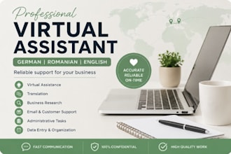your german and romanian virtual assistance