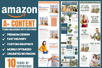 design amazon a plus content images and listing images