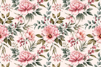 create textile prints and patterns