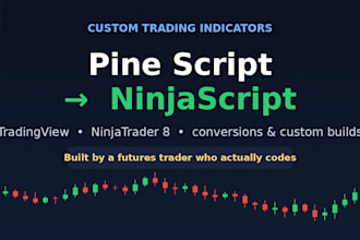 convert your tradingview pine script to a ninjatrader ninjascript indicator