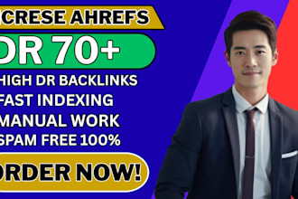 increase domain rating 50 dr70 ahrefs dr80 domain rating dr