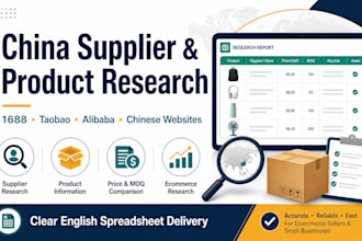 research chinese suppliers and products for your business